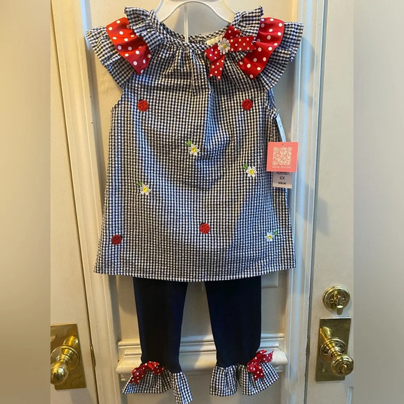 NWT Rare Editions Ladybug Outfit - size 6x - Picture 1 of 10
